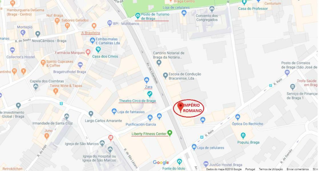 Imperio Romano Hotel Braga Eksteriør billede